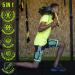 FEEL RECOVERY 2: Compression Thigh Bandage for Men & Women - Relieve Knee Quad & Groin Pain - Breathable Non-Slip S Green - Buy Online on GoSupps.com