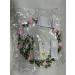 PLULON Pink Flower Crown Headband Women Garland Headband Hair Floral Wreath Boho Headpiece for Girls Wedding Festival Hair Accessories - Buy Online on GoSupps.com