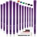 SAPLIZE CC02 Rubber Golf Grips, Options of Upgrade kit(13 Grips with 15 Tapes) or Deluxe Kit(13 Grips with Solvent kit) 6 Pure Colors Available, Standard/Midsize Anti-Slip Rubber Golf Club Grips Purple, 13 grips with full solvent kit Standard