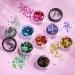 Moon Glitter Purple Chunky Holographic Glitter - 3g | Cosmetic Festival Makeup for Face, Body, Nails, Hair, Lips - Buy Online on GoSupps.com