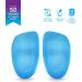 Heel That Pain Plantar Fasciitis Insoles | Heel Seats Foot Orthotic Inserts for Heel Spurs | Clinically Proven Relief | Light Blue Hybrid XL - Buy Online on GoSupps.com
