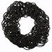 Iconikal Simple Pampering Non-Metal Elastic Hair Ties Bulk Pack - Black 180-Count | 4mm Thick - Buy Online on GoSupps.com