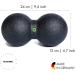 Buy Blackroll Duoball Set for Self-Massage | Fascia Balls for Neck & Back Relief | Medium Hardness | Made in Germany | 8cm & 12cm Duo Set - Buy Online on GoSupps.com
