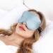 Sleepymoon Bamboo Weighted Eye Mask - Cool, Adjustable, Light Blue - Gift Set for Kids, Women, Men - Ideal for Sleeping, Travel, Yoga, Airplane - Buy Online on GoSupps.com