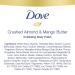 Dove Exfoliating Body Polish Scrub - Crushed Almond & Mango Butter, 10.5 oz (Pack of 4) | Gently Exfoliates Dry Skin - Buy Online on GoSupps.com