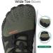SAGUARO Men's Women's Barefoot Trail Running Shoes - Breathable Non-Slip Fitness Shoes in Army Green - Size 42 EU - Buy Online on GoSupps.com