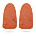 PHOGARY 2 pcs Exfoliating Gloves for Bath Shower - Exfoliating Body Scrub Gloves Mitts Exfoliate Arms Legs Face Dead Skin Peeling Accessory (Orange)