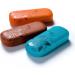 FEFI Hardcase Glasses Case - Nature Embossed Flower Design in Brown | Durable & Stylish Eyewear Protection - Buy Online on GoSupps.com