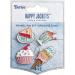 Happy Jackets 4 Piece Dessert Enamel Pins - Multicolor Delights - Buy Online on GoSupps.com
