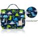Men's Hanging Travel Toiletry Kit Bag - Waterproof Organizer with Dinosaur Cartoon Design - Blue - Buy Online on GoSupps.com