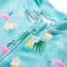Bonverano Baby Girls UPF 50+ Sunsuit with Sun Cap - Blue Pineapple, 18-24 Months - Buy Online on GoSupps.com