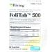 FoliTab 500 Iron Supplement with Vitamin C and Folic Acid - 30 Caplets/Box - Buy Online on GoSupps.com