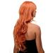 WIG ME UP Orange-Red Long Curly Wig with Bangs - 70cm | Stylish Wavy Hair for International Shipping - Buy Online on GoSupps.com