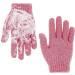 Sibba Exfoliating Gloves for Shower - Natural Loofah Bathing Gloves for Body and Face - Dead Skin Remover - Double Sided Microfibre - Adults and Kids (Red) - Buy Online on GoSupps.com