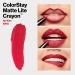 REVLON ColorStay Matte Lip Crayon in Air Kiss - Smudgeproof, Water-Resistant & Non-Drying - Includes Built-in Sharpener - 1 Count - Buy Online on GoSupps.com