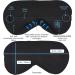 Lyocell Sleep Mask - Soft Eye Cover for Women and Men - Ideal for Travel, Yoga, Nap - Blackout Eye Pillow for Better Sleep - Buy Online on GoSupps.com