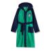 Schiesser Boys Terry Cloth Baby and Toddler Bathrobe 92 Green