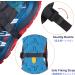 TRIWONDER Reflective Gaiters - UV Protection Trail & Running Gaiters for Men & Women - Orange - Buy Online on GoSupps.com