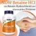 Now Foods Betaine HCl 648 mg - 120 Vegan Capsules | Gluten-Free Soy-Free & Lab Tested for Optimal Digestive Health - Buy Online on GoSupps.com