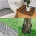 Cat Scat Mat 12 Pcs 16x12.5 Inch with 0.5 inch Spikes for Indoor/Outdoor Use - Durable Cat Deterrent and Dog Anti-Digging Solution - 16ft Coverage - Buy Online on GoSupps.com