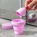 Buy Innovagoods Hypoallergenic Menstrual Cup - 100% Silicone Includes Cotton Bag & Sterilizer (Size L) - Eco-Friendly & Comfortable - Buy Online on GoSupps.com