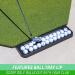 GoSports All-Weather Golf Ball Tray - 24 Ball Capacity - Compatible with Hitting Mats - Black/Green - Buy Online on GoSupps.com