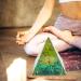 Moonstone Crystal Orgone Pyramid - Chakra Healing Energy Tower with Flower of Life Design - Buy Online on GoSupps.com