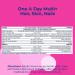 One A Day Multi+ Hair Skin & Nails Multivitamin Gummies - Daily Vitamin Plus Support For Healthy Hair Skin And Nails With Biotin And Vitamins A C E And Zinc For Women and Men 120 Gummies - Buy Online on GoSupps.com
