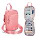 86Neurons - Diabetes Bag for Supplies/Insulin Cooler Travel case. New - Insulated Front Pocket Acts as Mini Cooler for Insulin pens and Medication Pink