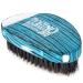 Torino Pro Medium Hard Palm Curve Wave Brush By Brush King - 1770-360 Curved Medium Hard Palm - Great for Wolfing - For 360 Waves Blue 1 Count (Pack of 1)