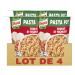 Knorr My Pasta Pot Express Meal Single Portion Pasta Tomatoes and Cheese (Pack of 4x65g)