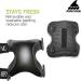 Rollerblade X Gear Protective Gear 3 Pack - Knee Pads, Elbow Pads, Wrist Guards - Multi Sport Protection for Inline Skating - Black Medium, Unisex - Buy Online on GoSupps.com