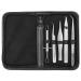 Shehadeh - Tick tweezers - Tick remover - First aid splinter tweezers - Set of 5 - incl. case