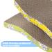 Primepets Cat Scratching Pads with Catnip - Corrugated Cardboard Cat Scratcher for Indoor Cats - Wave Shaped Reversible Board - Furniture Protector - Large - 1 pack - Buy Online on GoSupps.com