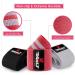 Kanzy Fabric Resistance Bands Set of 3 Exercise Bands for Working Out Non-Slip Booty Bands for Women Workout Bands with Carrying Mesh Bag for Training Squats Legs Butt Thighs and HIPS Glute Bands 15" Red Grey Black - Buy Online on GoSupps.com