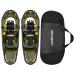 Retrospec Drifter Snowshoes for Men, Women, 21/25/30 Inch - Aluminum Frames & Double-Ratchet Binding System with Carry Bag for Adults and Children Olive 25" Snowshoes