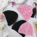 9 Piece Mesh Crochet Hair Net Snood Hat Set for Women- Black Pink | Hair Cover for Sleeping and Styling - Buy Online on GoSupps.com