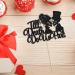 Gyufise 1Pc Till Death Do Us Part Cake Topper Black Glitter Wedding Happy Valentine's Day Cake Topper Decorations Valentine's Day Theme Birthday Party Cake Decorations Supplies Black 1pc - Buy Online on GoSupps.com