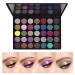 MEICOLY 35 Colors Glitter Eyeshadow Palette - Long Lasting, Waterproof, Pressed Pigmented Minerals for Shimmer Eye Makeup - 35 Shades in 01 Palette - Buy Online on GoSupps.com
