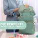 Jubi Mint Dots Diaper Bag with Changing Mat - Compact & Spacious On-the-Go Baby Bag - Buy Online on GoSupps.com