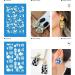 10 Piece Sanaa Silk Screen Stencils for Polymer Clay Earrings - DIY Crafts Printing Set One - Buy Online on GoSupps.com