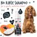 Bugalugs No Rinse Papaya & Coconut Dog Shampoo - Luxury 2 in 1 dog Dry shampoo & conditioner - odour eliminator natural shampoo with dog perfume quick shower for pets - Buy Online on GoSupps.com