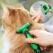 FINO PET Cat Brush Size S - Ideal for Small & Medium Cats Up to 4kg | Short & Long Hair Grooming Tool Under Fur Brush & Flea Comb - Buy Online on GoSupps.com