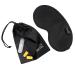 Twilight Sleep Mask Kit with Carry Pouch Earplugs Plastic Case Gift Set Rugged Waterproof Canvas Exterior for Camping Military Hunting Fishing