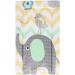 Baby Changing Mat - Soft Padded Deluxe Large Waterproof Change Mats (Elephant Chevron)