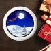 PRECUT 7" Christmas Cake Topper Christmas Snow Scene Edible Christmas Cake Decorations Santa Cake Toppers Xmas Cake Decoration Round Christmas Cake - Buy Online on GoSupps.com