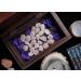 Rose Quartz Gemstone Rune Stones Set | Elder Futhark Alphabet Engraved | 25pcs for Feng Shui, Reiki, Chakra Healing | 15-20mm - Buy Online on GoSupps.com