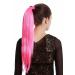 WIG ME UP - Srosy-C8 hairpiece braid ponytail new system with comb headband hairband pink neon pink straight 55 cm