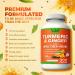 Premium Turmeric Curcumin with Ginger & Apple Cider Vinegar Supplement - 1960mg, 300 Capsules - Joint Pain & Inflammation Relief with Black Pepper for Enhanced Absorption - Buy Online on GoSupps.com