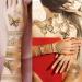 Bilizar 9 Sheets Flash Gold Temporary Tattoos - 110+ Designs Metallic for Women & Adults | Golden Lion, Sun, Moon, Star, Butterfly Glitter Tattoo Sticker | Fake Tattoos for Long-Lasting & Realistic Look - Buy Online on GoSupps.com
